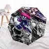 1pc Demon Slayer: Tanjiro Kamado Outdoor Umbrella - Automatic Opening/Closing, 3-Fold Design, Festival Gift for Fans, Travelers, Daily Use.C037