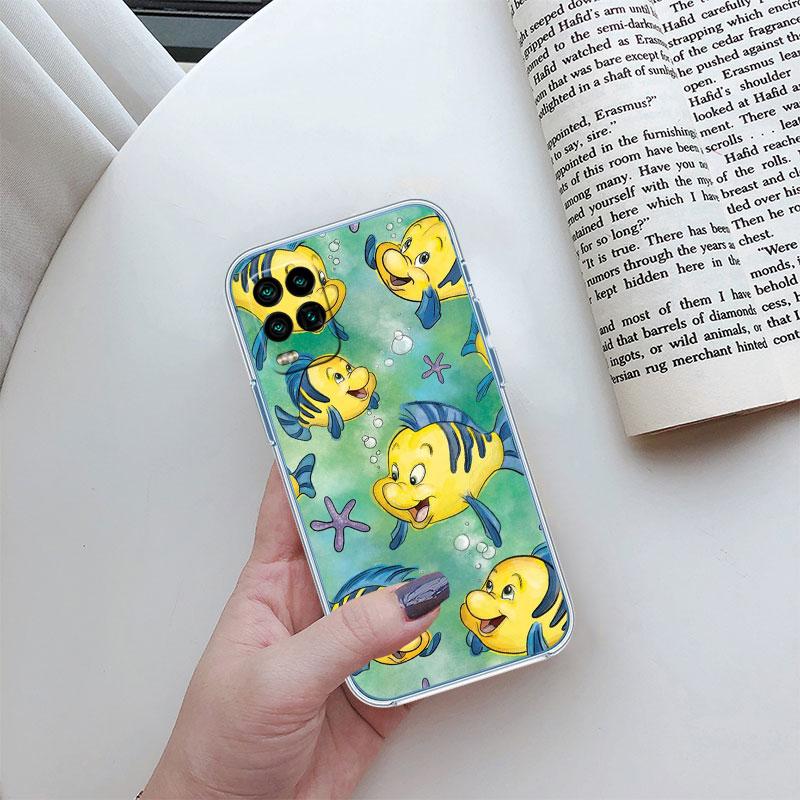 The Little Mermaid Transparent Phone Case for Motorola Moto Edge 20 30 40 50 S30 Fusion Ultra Pro Neo Lite