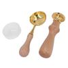 Wax Stamp Kit Clear Pattern Anti Rust Retro Letter Sealing Wax Kit for  Envelopes Invitation Deco