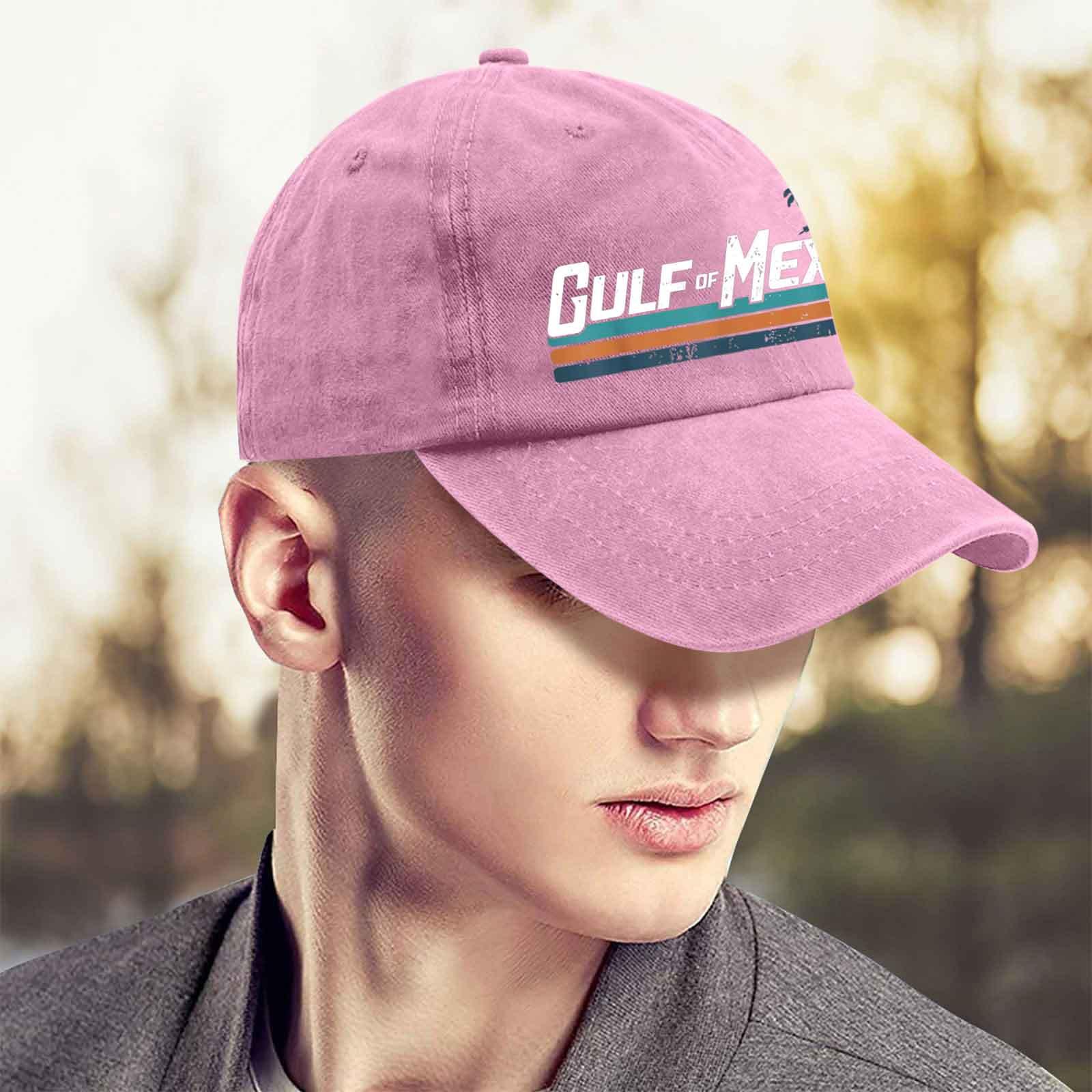 

Adjustable Casual Sun Hat Soft Top Hat Retro Baseball Cap One Size розовый