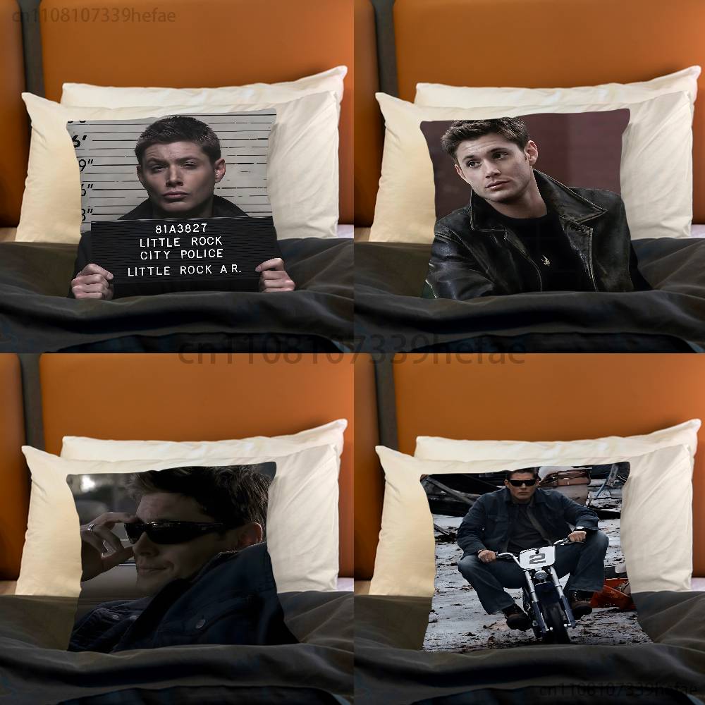 JJensen Ackles DDean Winchester Throw Pillow Case For 45x45cm55x55cm30x30cm For Home Bedroom Decoration And Protector