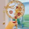 Handmade Bride Hand Held Fan Chinese Style Hanfu Fan Elegant Bride Group Fan  Dance Performance