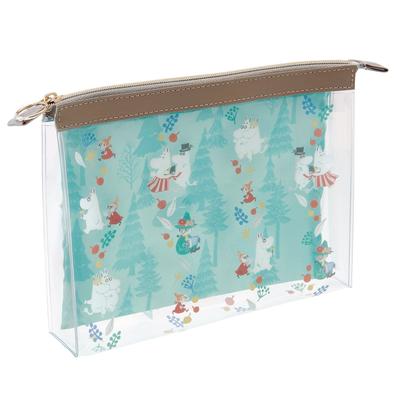 Gakken Sta:Ful Moomin Pen Pouch, Medium, F200 F20047, Green