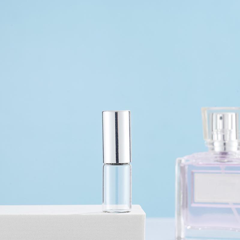 Transparent Glass Roller Bottles for Perfume and Essential Oils - 1ml, 2ml, 3ml, 5ml, 10ml