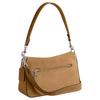 Coach Weiche Tabby 26 Nietenverzierte Wasteland-Stil Wildleder Handtasche Umhängetasche Mittelgroß Damen Erdfarben Gelb