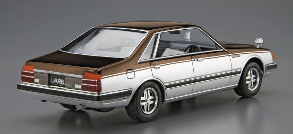 Aoshima Bunka Kyozaisha Modellbilsserien Nissan HC31 Laurel 2000 Turbo Medaljör 1982 Plastmodell Gjutfärg 1/24 Nr.138