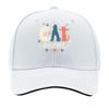 Playful Cat Mom Letter Silhouette Sandwich Baseball Cap Sun Cap Outdoor Workouts Hat