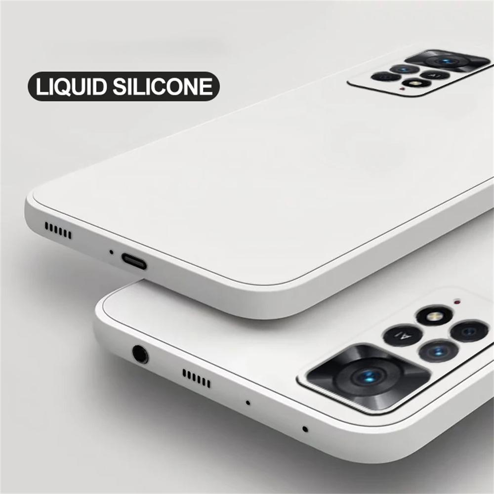 Luxury Liquid Silicone Case For Xiaomi Redmi Note 11s Cases Xiaomi Redmi Note 11s 10 11 12 13 Pro Plus 5G Cover Shockproof Cover