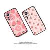 C-Cute-S-Strawberrys Black Shockproof Phone Case Snug Fit For Xiaomi 12,11,12S Ultra & Redmi Note 11,10T,9,9A,8Pro,8T,5G