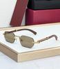 Kajia Wooden Frameless Polygonal Fashion Sunglasses Anti-UV CT0362S