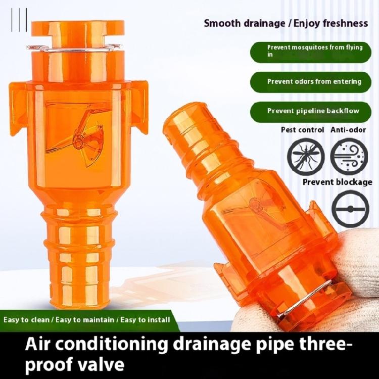Air Conditioning Drain Valves Backflow Preventer Easy Installation for Air Conditioning Units Leakage Protection