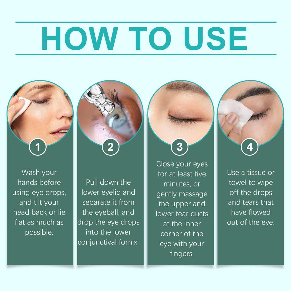 Soothing Eye Drops Relieve Eye Discomfort Gentle Moisturizing Improve Dryness Daily Eye Care