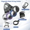 Luxury Magnetic Adsorption Cover For Apple Airtag Locator Protective Sleeve Case For Air Tags Keychain Protector Metal Bumper