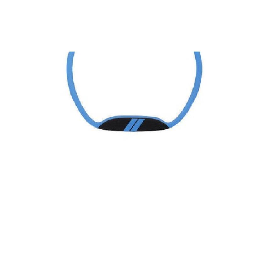 For Dodge Challenger 2015-2023 Light Blue Vinyl Steering Wheel Horn Ring Trim