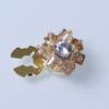New Design On Shirt Pearl Button Cover DIY Accessories Alloy Flower Cufflinksble Decor Shirt Button Box for Men Women