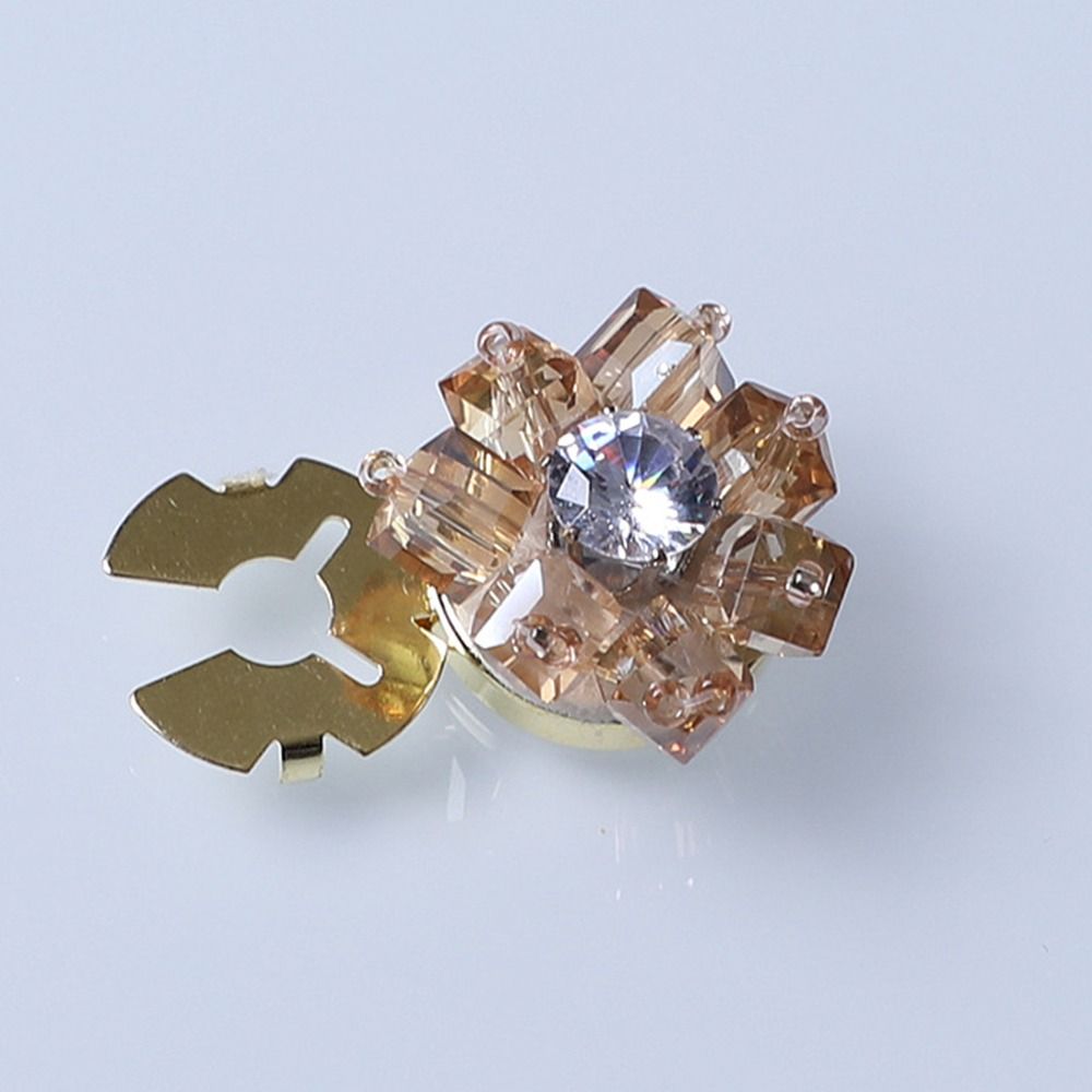 New Design On Shirt Pearl Button Cover DIY Accessories Alloy Flower Cufflinksble Decor Shirt Button Box for Men Women
