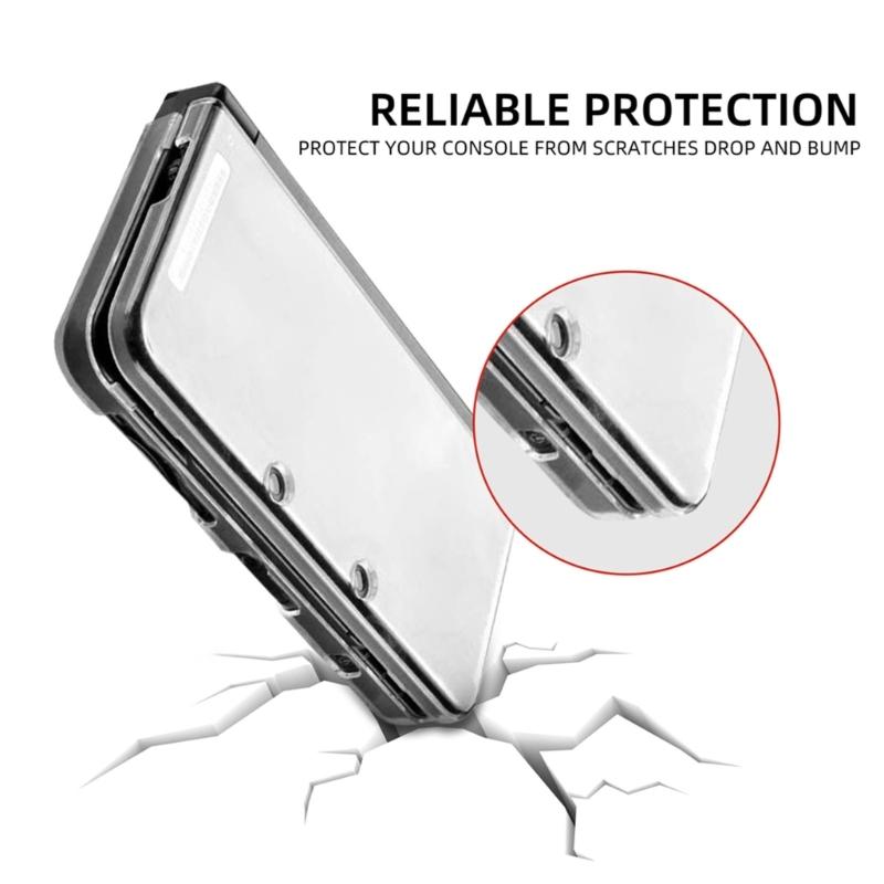 Plastic Cover for New 3DS XL LL / New 3DS Clear Protector Case Skin Cover Housing