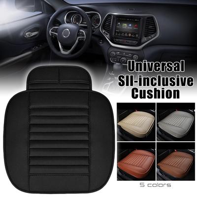 1PC Car Front Seat Cover Protection Mat Cushion PU Leather Soft Breathable Cover Pad All-inclusive Seat Case