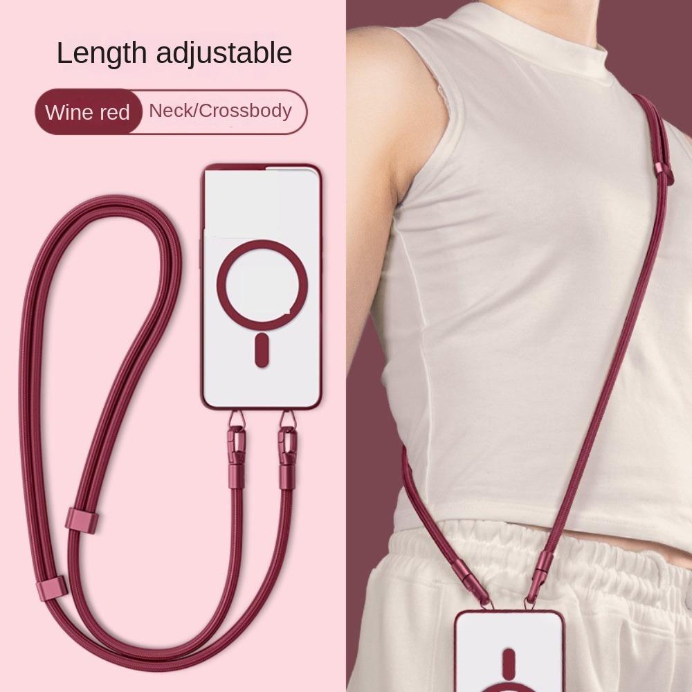 Adjustment Mobile Phone Lanyard Double Buckle Phone Neck Straps  Hanging Ornaments