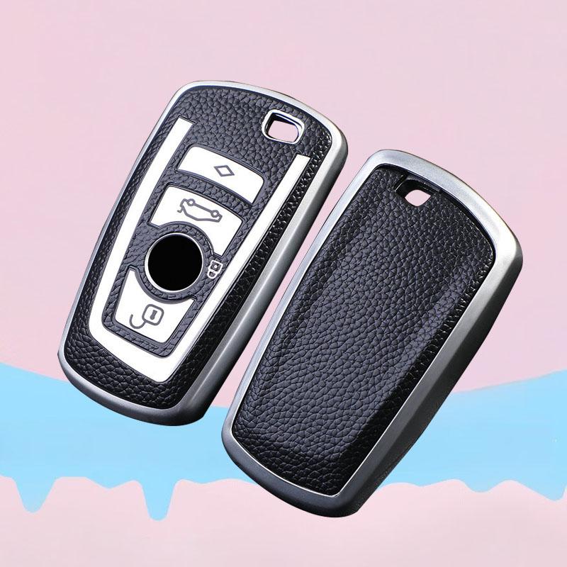 TPU Leather Car Key Holder Case Cover for BMW F20 F30 G20 F31 F34 F10 G30 F11 X3 F25 X4 I3 M3 M4 1 3 5 Series Accessories