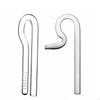 Glass Lily Pipe Improves Water Circulation Aquarium Inflow Outflow Crystal Clear