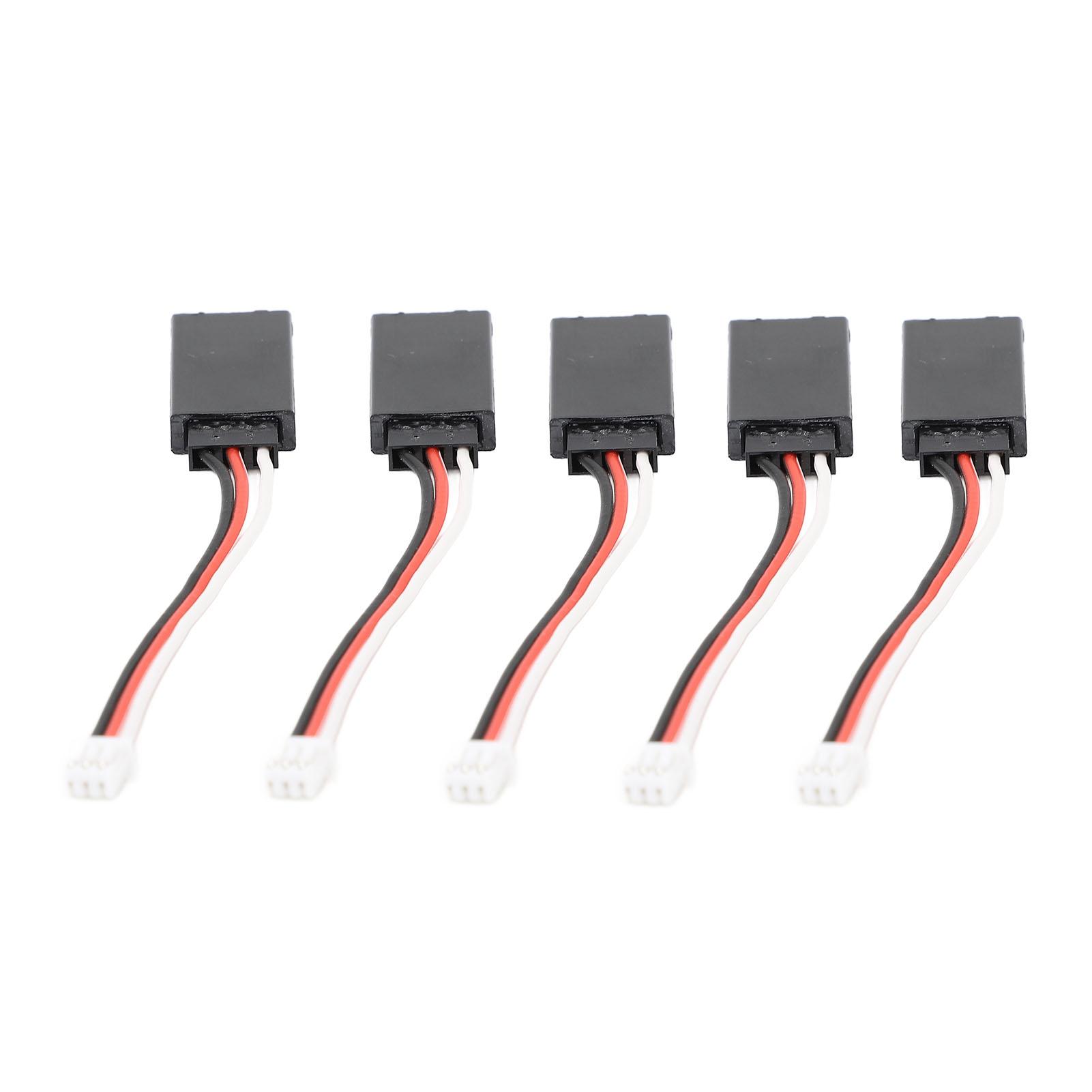 

10 Pcs 3 Pin Servo Extension Cable Male to Female Connector Servo Conversion Wire for RC Model