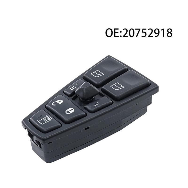 For VOLVO Truck Electric Window Switch for FH12 For FM12 FM9 FH FM VNL 2004 to 2012 ABS Plastic Black 18x8x7cm 20752918 20953592