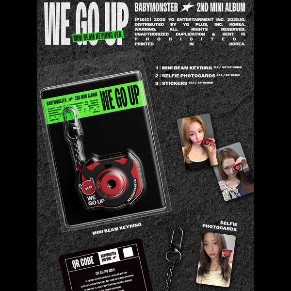 BABYMONSTER 2nd MINI ALBUM [WE GO UP] MINI BEAM KEYRING VER.