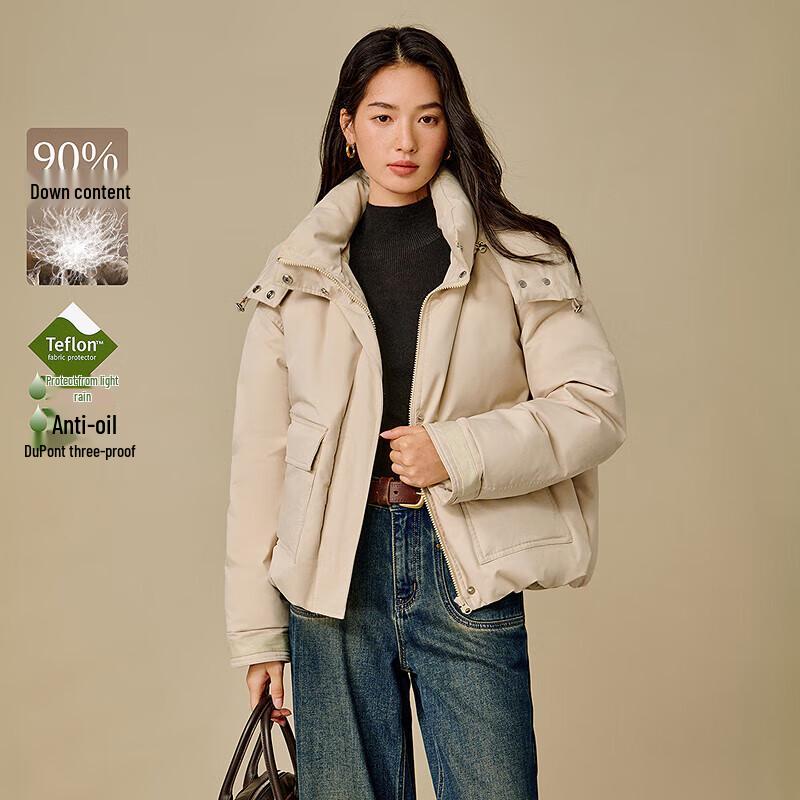 

Женская зимняя пуховая парка INMAN 2025 с капюшоном и тройной защитой L