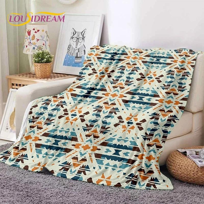 3D Lastest Nordic Turkish Bohemia Celt Soft Flannel Blankets,Throw Blanket Comfortable Blanket for Picnic Beds Sofa Home Bedroom