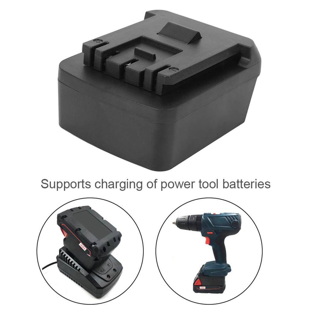 Li-Ion Battery Adapter Power Tool Adapter for 18V Li-Ion Battery Convert to for 18V Battery With Charging Power Tool Adapter