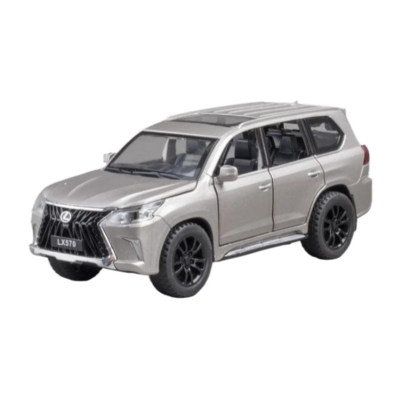 

Масштаб 1/32 LEXUS LX570 внедорожник литой внедорожный литой металлический модель прекрасная коллекция моделей компьютер настольные украшения детский подарок на день рождения серебряный