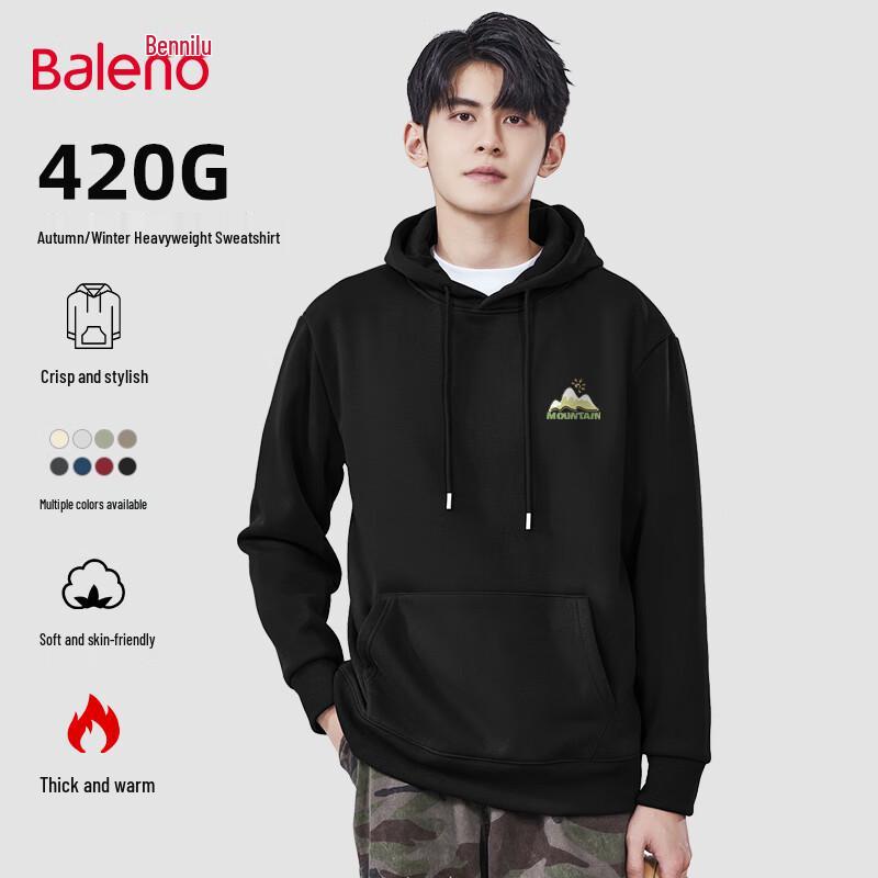 

Baleno Men s Winter Heavyweight Fleece Hooded Sweatshirt 2XL