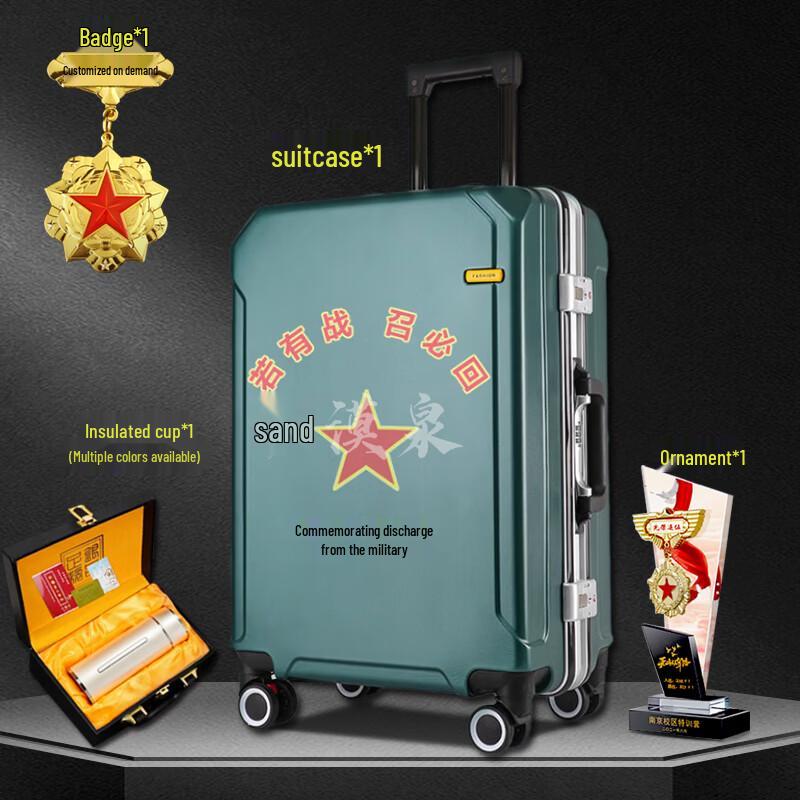 Desert Spring Veteran s Commemorative Luggage Set 20-inch