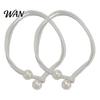 Durable Curtain Tiebacks 1 Pair for Drapes, Adjustable Rope Tie Backs, Faux Quick Fix Ties Pearls Cord Buckle Holder Home Hotel Office Window Drapery