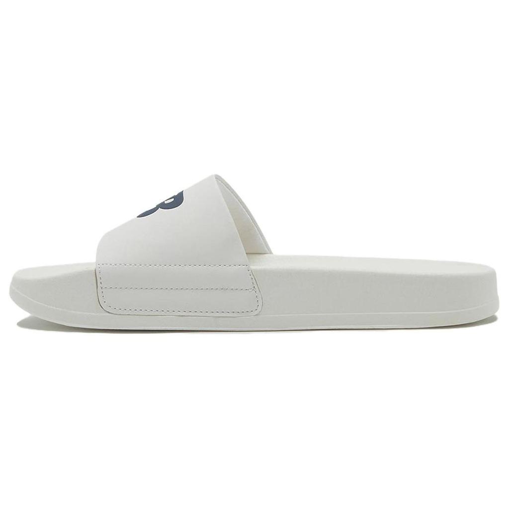 New Balance Comfortable Casual Flat Slide Sandals Unisex Footwear White NBRJES130N