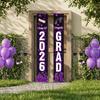 Graduation Banner Set Class of 2026 Vertical Hanging Sign Congrats Grad Letter Print for Graduation Party Decorations Supplies