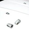 Water Spout Cover Trim Fit For Ford Escape Kuga Rain Wiper 2PCS 2013- Chrome