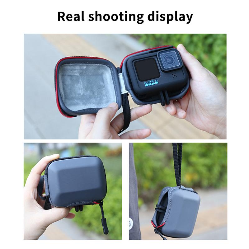 Carcasă de protecție pentru cameră de sport Mini geantă pentru Dji Action 4/3 pentru Hero 12/11/10 Protector portabil de depozitare dur de călătorie