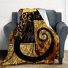 1PC Cat Artwork Outdoor Blanket Lightweight Flannel, Soft & Warm, All-Season Use for Sofa, Outdoor, Camping, Living Room, Office63