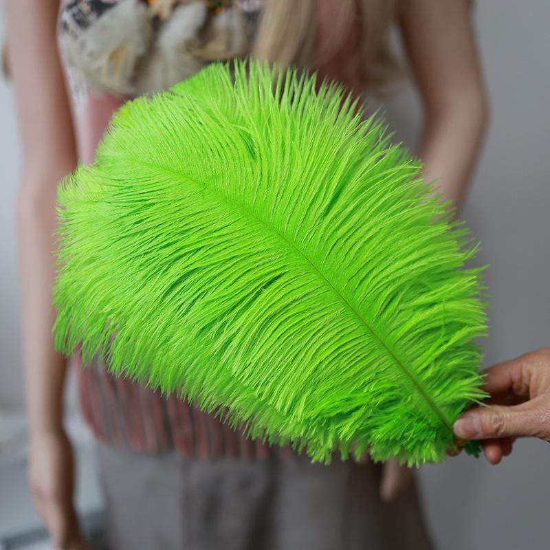 Ostrich Feathers 30-35Cm Wedding Road Guide Table Flower Ornament Ostrich Hair Decorative Clothing Accessories Diy