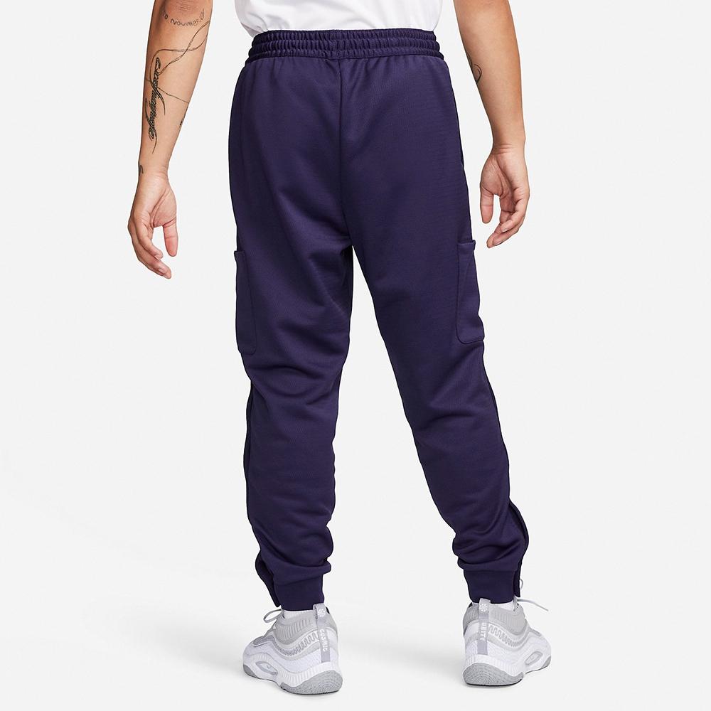 Nike Therma-Fit Basketball Cargo Loose Fit Drawstring Pants Men Pants Purple White FB7110-555