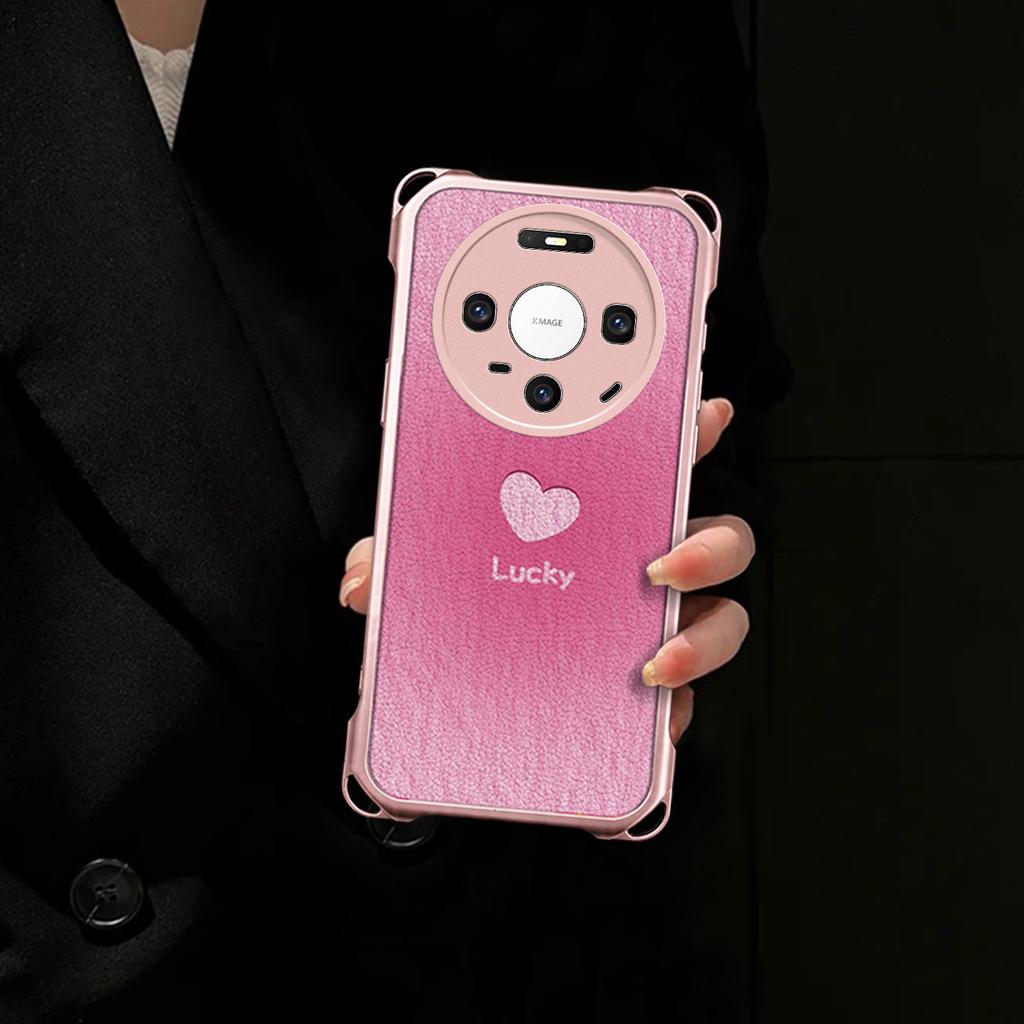 Lucky Love is suitable for Huawei mate80 mobile phone case mate70 protective case mate60/50 four-corner lanyard.