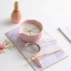 2/4/7 Pcs New Ceramic Matcha Bowl Flower Sakura Matcha Whisk Holder Reusable with Pouring Spout Matcha Making Kit Tea Lovers