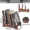 3-Tier Design Vinyl Record Holder Space Saving Vinyl Record Storage Album Display Stand  Album Book