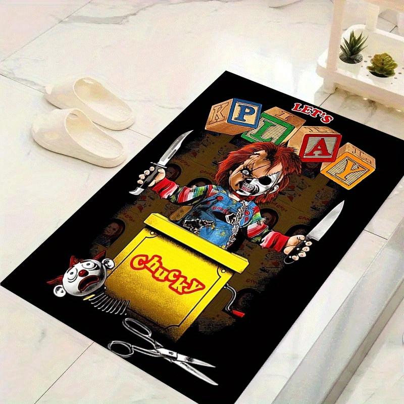 

1pc Chucky Pattern Area Rug, Anti slip Non Shedding Stain Resistant Carpet 60cm by 90cm