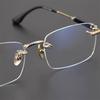 Large Frame Anti-blue Light Reading Glasses Ultra-light Fashion Trendy Glasses Frame Slimming Reading Glasses JH262