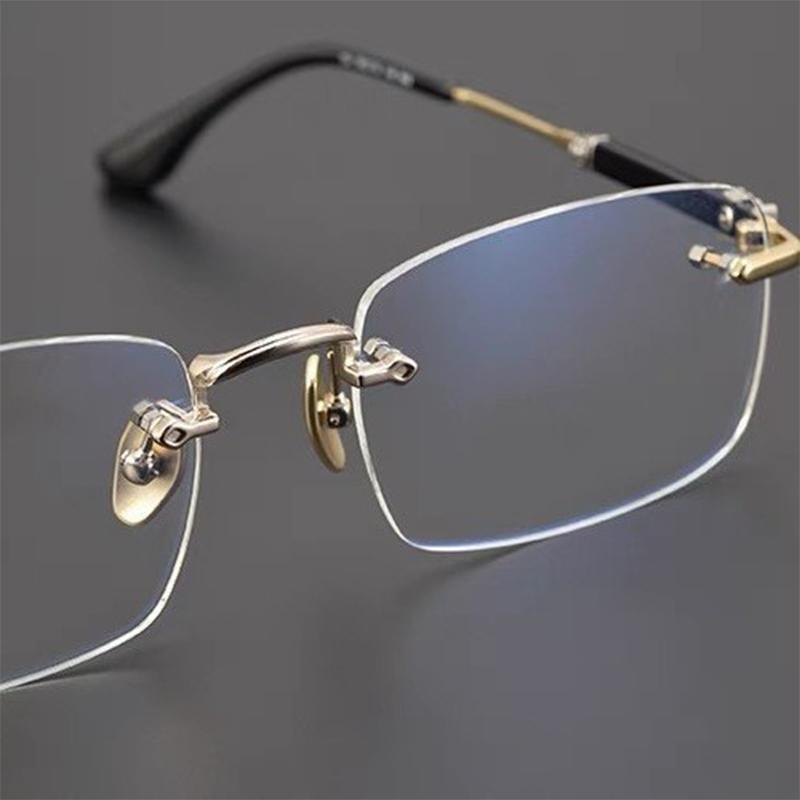 Large Frame Anti-blue Light Reading Glasses Ultra-light Fashion Trendy Glasses Frame Slimming Reading Glasses JH262