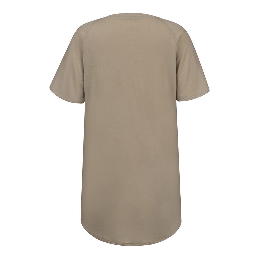 Women Summer Tops V-neck Floral Print Short Sleeve T-Shirts Graphic Blouse