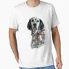English Setter Woodcock Hunt Essential T Shirt Vintage Unisex Fashion Streetwear Designer Clothes Graphic Comfortable